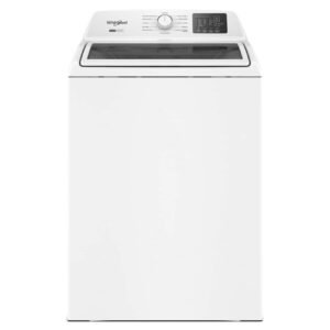 Whirlpool - 4.3 Cu. Ft. High-Efficiency Top Load Washer with 2-in-1 Removable Agitator and Soft Close Glass Lid - White