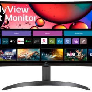 LG - 34" WQHD 100Hz 5ms Smart Monitor with HDR10 (HDMI, USB-A) - Black